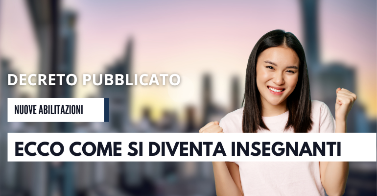 ECCO COME SI DIVENTA INSEGNANTI